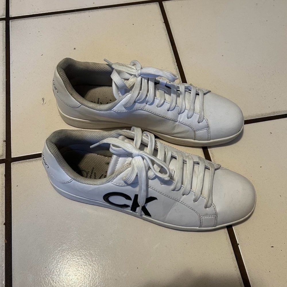 Calvin Klein White Casual Sneakers
